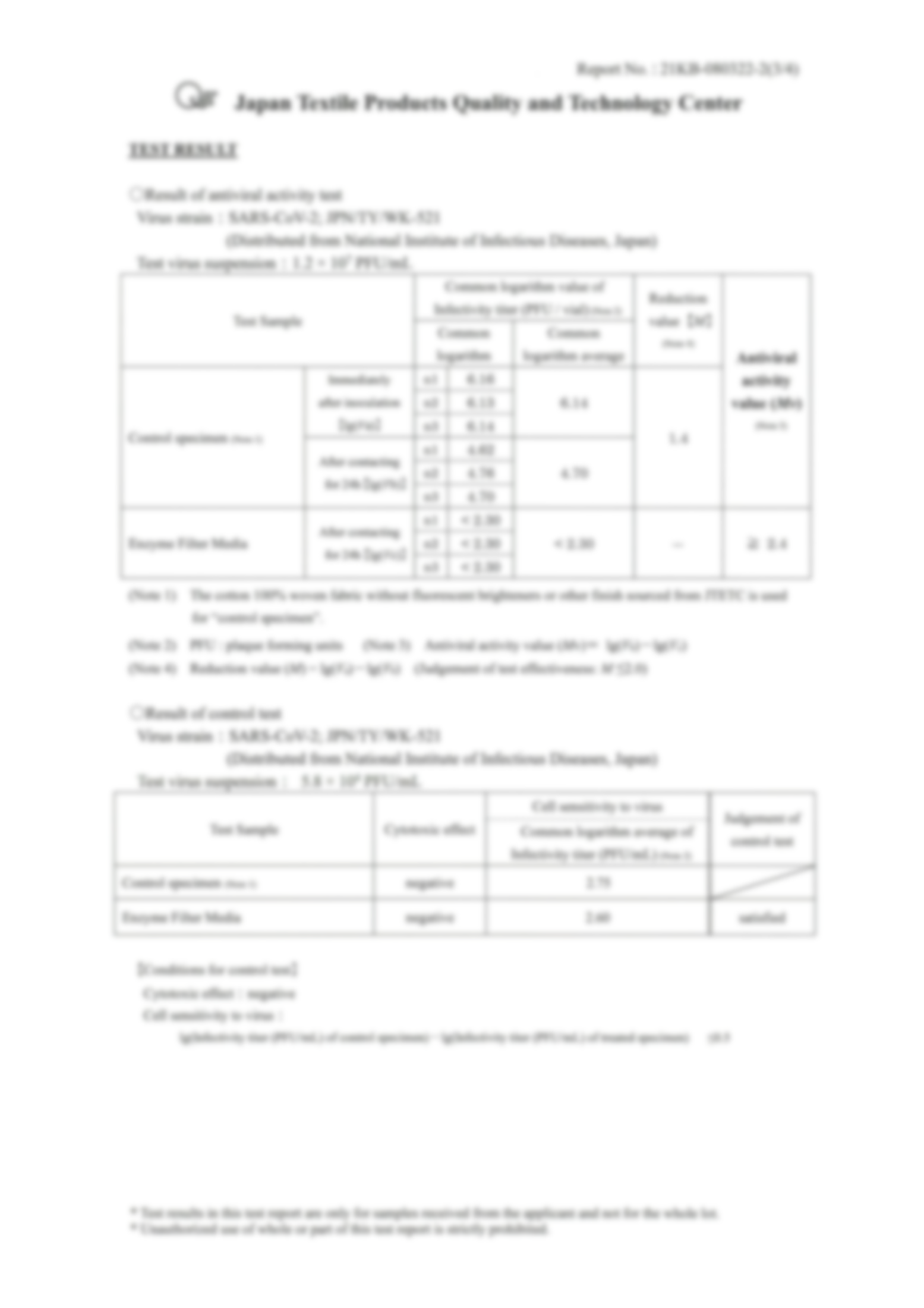 Test result for COVID-19 coronavirus [SARS-CoV-2]2